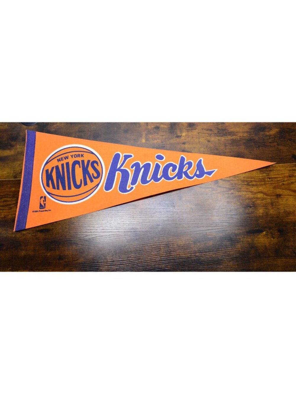 Vintage NBA New York Knicks pennant Basketball Collectible 30 inches